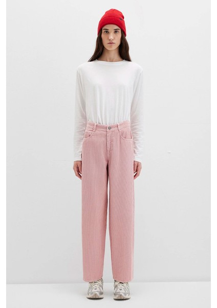 Mavi Kadın Pembe Kadife Pantolon 1011174-70971 fiyatları