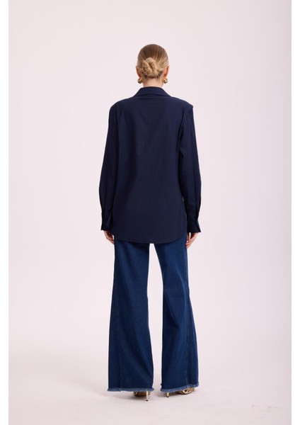 4890 MSSM Nakışlı Gömlek fırsatları