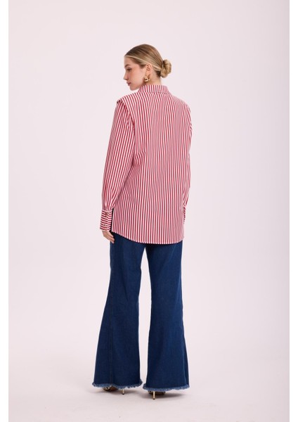 4927 Mssm Çizgili Gömlek fırsatları