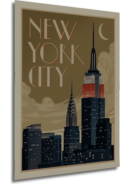 New York City Dekoratif Ahşap Mdf Ev/işyeri Duvar Tablo Dikdörtgen Ev/işyeri Duvar Tablo modelleri
