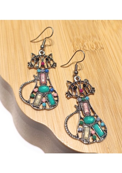 Lüks Renkli Figürlü Otantik Küpe fiyatları