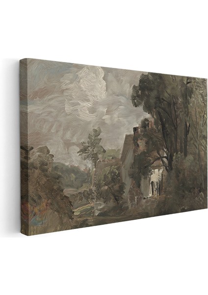 Kanvas Yatay Duvar Tablosu Kanvas Vintage Doga Manzarasi7 Ev Ofis Salon Modern Duvar Tablosu