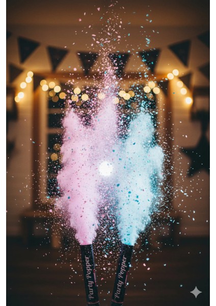 Konfeti Mavi-Pembe = Cinsiyet fiyatları