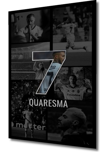 Çerçeve Görünümlü Quaresma 7 Numaralı Dekoratif Ahşap Mdf Ev Duvar Tablo Dikdörtgen Ev Duvar Tablo fiyatları