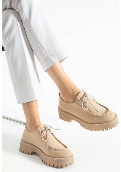 Kadın Yüksek Taban Loafer Arden - Bej fiyatları