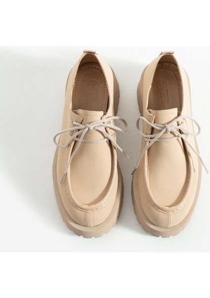 Kadın Yüksek Taban Loafer Arden - Bej fırsatları