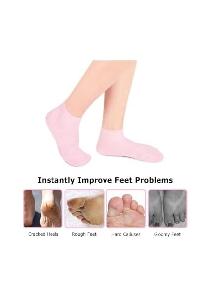 Silikon Ayak Bakım Çorabı Nemlendirici Jel Çorap Çatlak Önleyici Ölü Deri Atıcı Çorap Ayak Bakımı modelleri