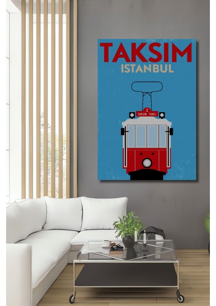 Taksim Istanbul Dekoratif Ahşap Mdf Ev/işyeri Duvar Tablo Dikdörtgen Ev/işyeri Duvar Tablo