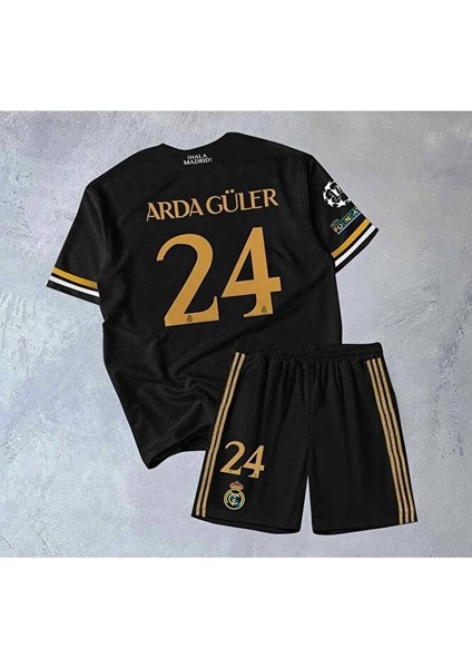 Real. Madrid. Arda-G.üler 24 Özel Tasarım Çocuk Forması 3 Lü Set Siyah fiyatları