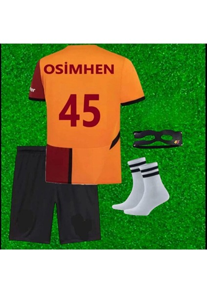 5-Yıldızlı Galatâsarây./o.'s'i'm'h'e'n ./ 2024/25 Iç Saha Yeni Sezon Çocuk Forması 4'lü Set