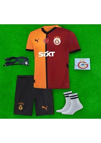 5-Yıldızlı Galatâsarây./o.'s'i'm'h'e'n ./ 2024/25 Iç Saha Yeni Sezon Çocuk Forması 4'lü Set fiyatları