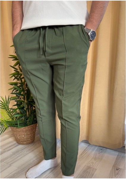 Double Kumaş Çima Detaylı Pantolon fiyatları