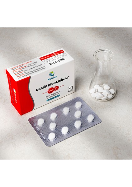 Demir Bisglisinat 30 Kapsül - 2 Li Avantaj Paketi fırsatları