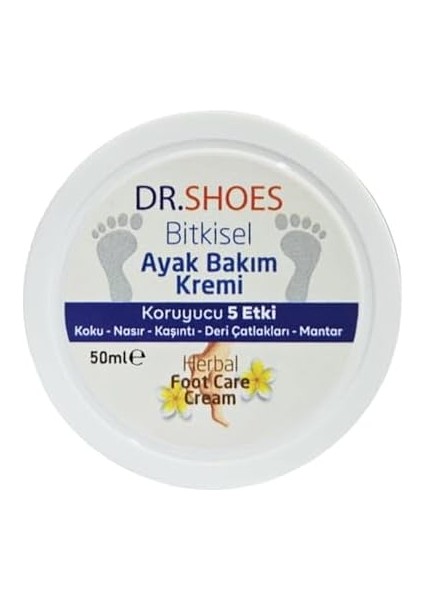 Dr.shoes Bitkisel Ayak Bakım Kremi - Ayak Koku Karşıtı Krem 50 Ml. Koruyucu 5 Etki fiyatları