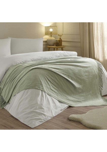 Snovie Throw / Tv Battaniyesi Yeşil Tek Kişilik