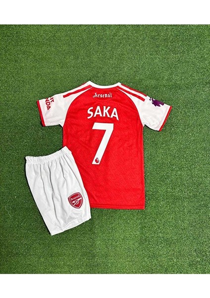 Arsenal 2025/26 Yeni Sezon Bukayo Saka Iç Saha Çocuk Forması