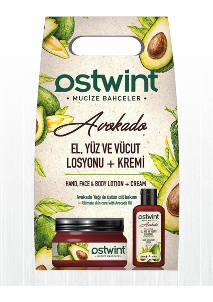 Avocado Krem & Losyon 300ML 100 ml Hediyeli