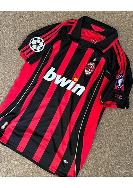 2006/07 Efsaneler Deplasman Retro Forması Kırmızı/siyah Kısa Kol