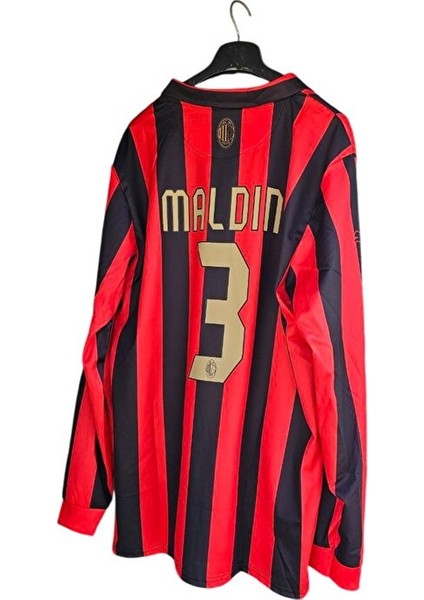 Milan Uzunkol Kırmızı 125.YIL Maldini Yetişkin Forması