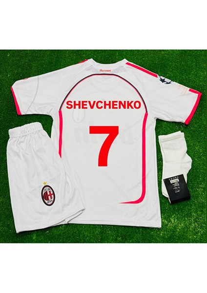 Milan 2007 Deplasman Sevchenko Çocuk Beyaz Forması