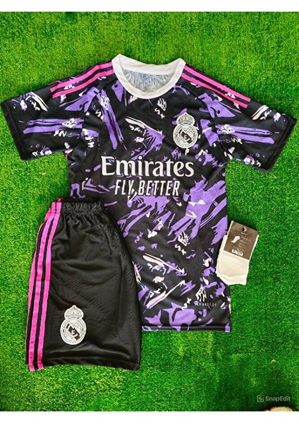 2024/25 Realmadrid Mbappe 9 Özel Tasarım Çocuk Futbol Forması 3'lü Takım fiyatları
