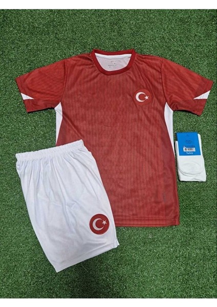 Milli Takım Yürkiye Hakan Çalhanoğlu Kırmızı Çocuk Forması