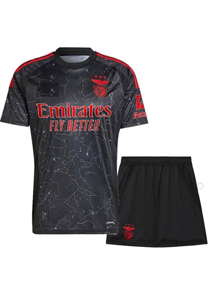 Benfica 24/25 Sezon Siyah K. Aktürkoglu Futbol Çocuk Forması 3'lü Set fiyatları