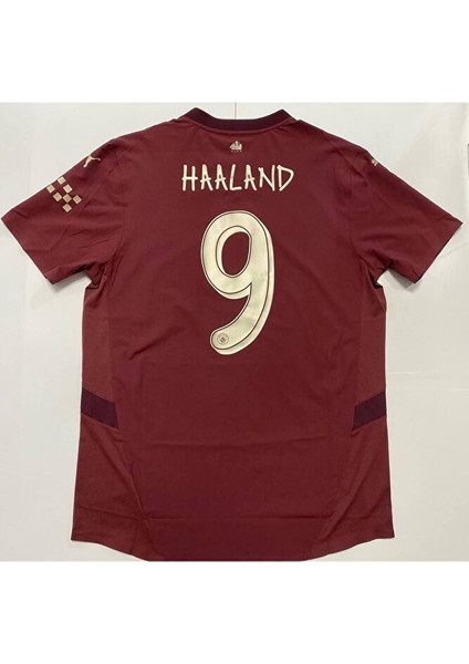 Erling Haaland 17 Yeni Sezon 24/25 Manchester-C.i.t.y Üçüncü Bordo Forma