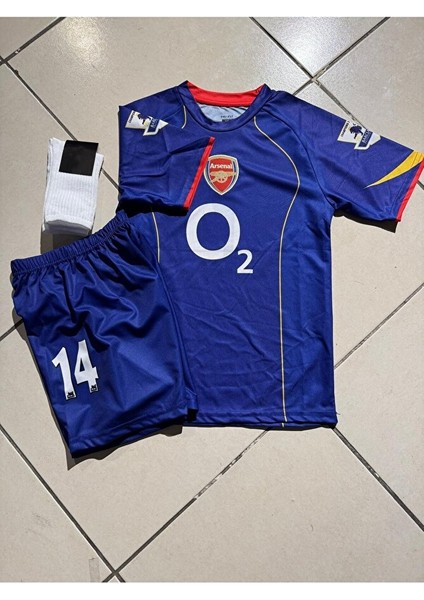 Arsenal T. Henry Retro Futbol Çocuk Forması 3'lü Set fiyatları