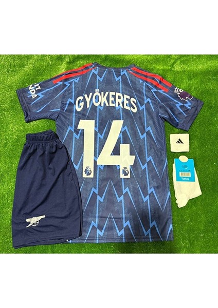 2026 Arsenal Gyökereş 14 Yeni Sezon Deplasman Çocuk Forması 4’lü Set