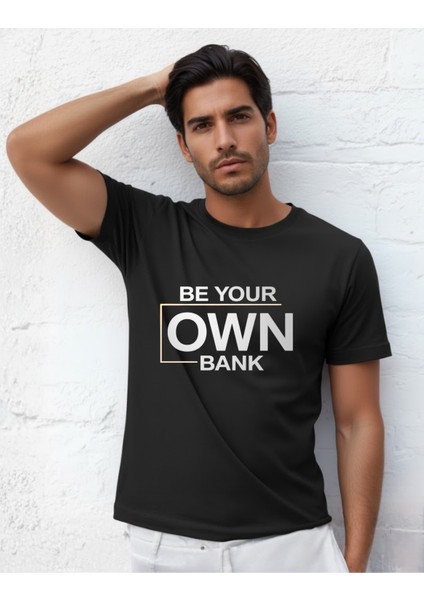 Devısso Traders Be Your Own Bank - Traders, Borsaci Erkeksiyah T-Shirt
