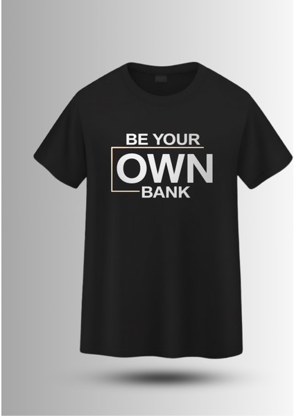Devısso Traders Be Your Own Bank - Traders, Borsaci Erkeksiyah T-Shirt modelleri