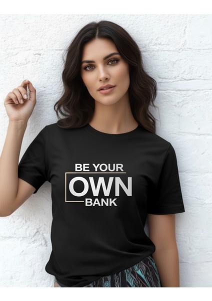 Devısso Traders Be Your Own Bank - Traders, Borsaci Kadınsiyah T-Shirt