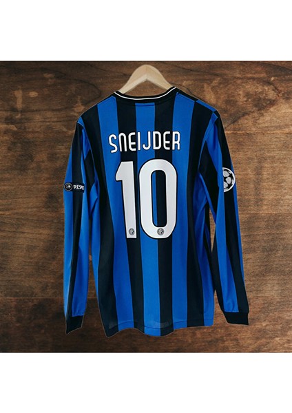 Sneijder 10 Retro Inter/ac Madrid Finali Uzun Kollu Forması