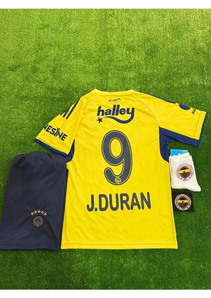 .f.e.n.e.r.b.a.h.ç.e. 2025/26 Deplasman Sarı # J.duran # Çocuk Forması 4lü Set