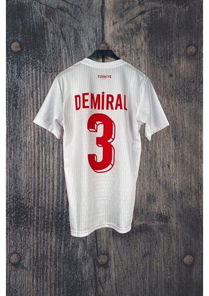 Milli Takım Merih Demiral 3 Yetişkin Forması Beyaz