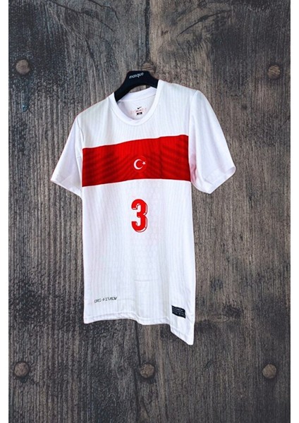 Milli Takım Merih Demiral 3 Yetişkin Forması Beyaz fiyatları