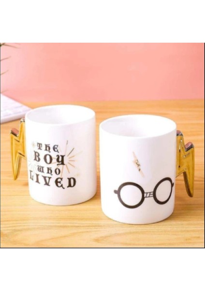 Hp Gözlük Şimşek Tasarımlı Kupa Bardak