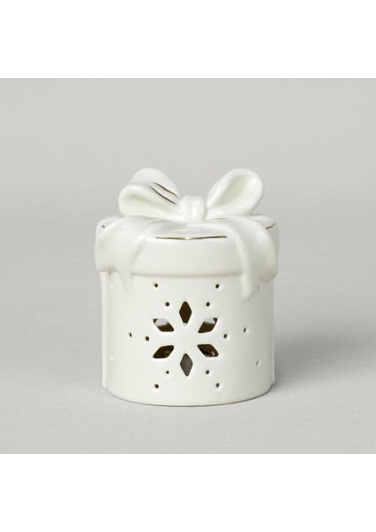 Gift Roller 9X8X11 cm Ledli Dekor Ekru