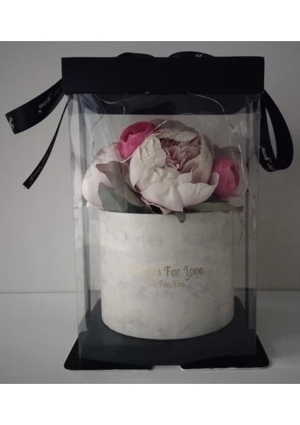 LED Işıklı Pembe Sevgililer Günü Hediyesi