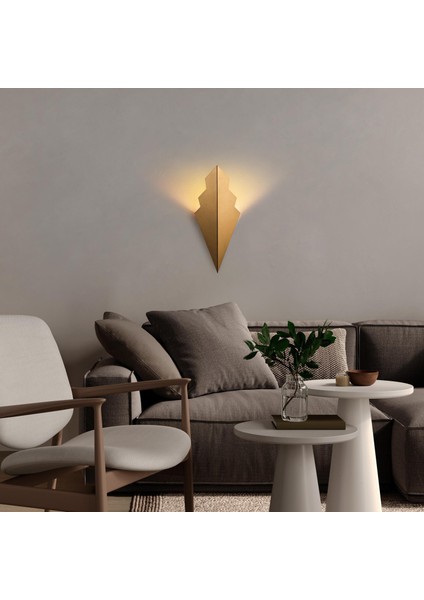Arrow Rustik Metal Duvar Aplik Parlak Gold, Tekli Dekoratif Duvar Aydınlatma ARROW-15171 fiyatları