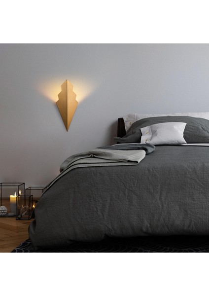 Arrow Rustik Metal Duvar Aplik Parlak Gold, Tekli Dekoratif Duvar Aydınlatma ARROW-15171 modelleri