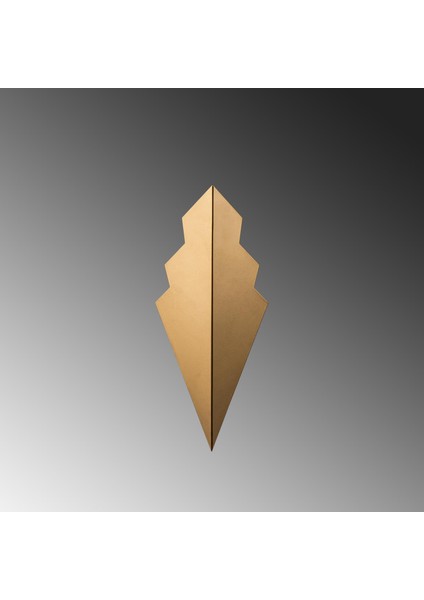 Arrow Rustik Metal Duvar Aplik Parlak Gold, Tekli Dekoratif Duvar Aydınlatma ARROW-15171