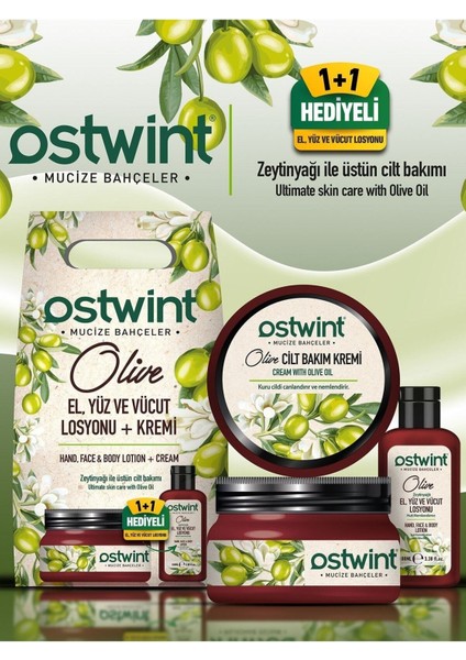 Zeytin Yağlı Krem & Losyon 300ML 100 ml Hediyeli fırsatları
