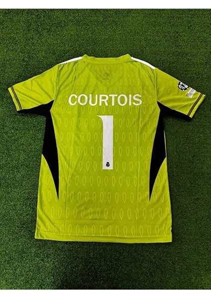 Yeni Sezon 2023/24 R./.madrid Courtois/1 Numara Kaleci Forma Spor T-Shirt