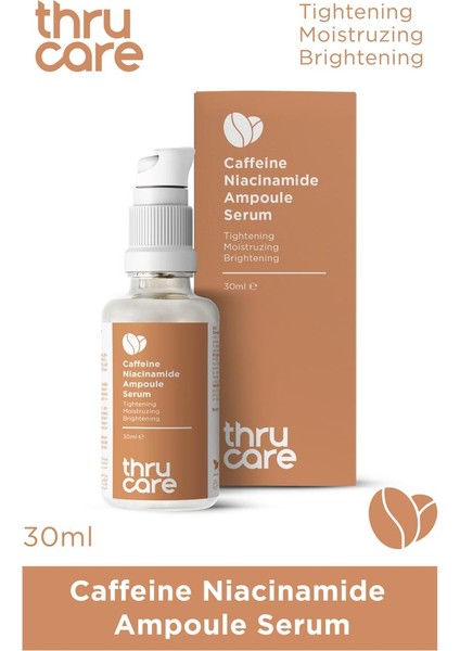Caffeine&niacinamide Premıum Ampoule Serum Sıkılaştırıcı-Nemlendirici-Aydınlatıcı
