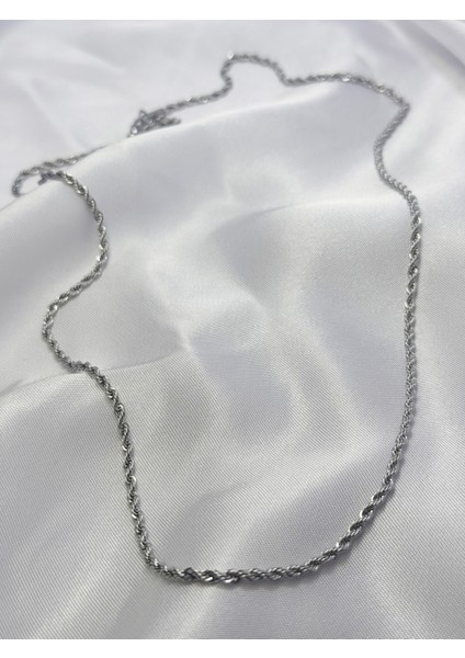 Paslanmaz Çelik Ince Burgu Kolye