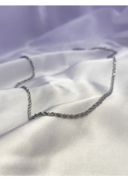 Paslanmaz Çelik Ince Burgu Kolye