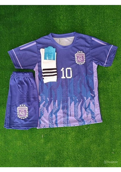 Lionel Messi Arjantin 2024 Dünya Kupası Final Özel Çocuk Forması fırsatları