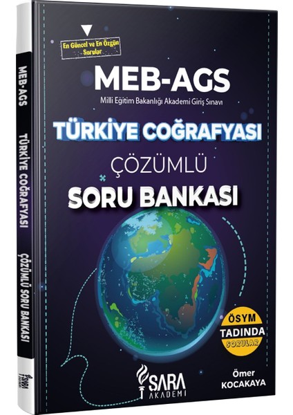 Meb-Ags Türkiye Coğrafyası Çözümlü Soru Bankası - Şara Akademi